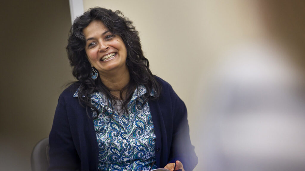 Jamila Bookwala smiles